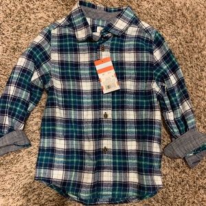Toddler Boy Flannel Button Down